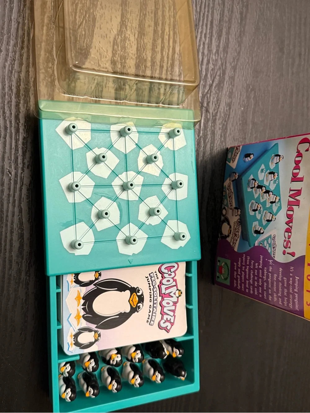 Discovery Toys Cool Moves! Jumping Penguins Strategy Game, Challenge Cards, 4479